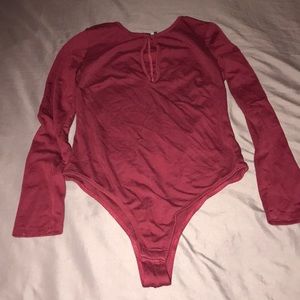 red Forever 21 body suit